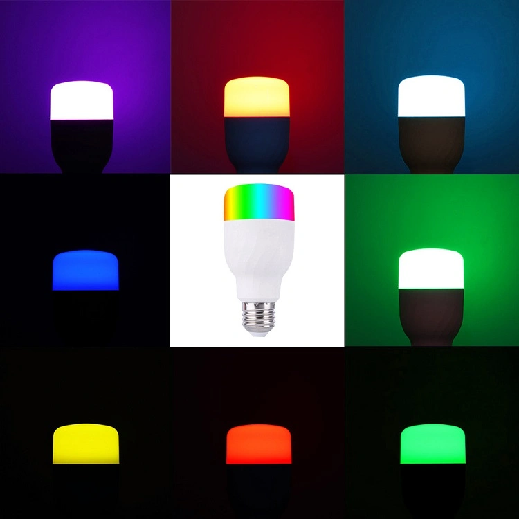 9W WiFi Smart Bulb 16 Million RGB Color Changing LED Light Bulb Work with Alexa Google Home No Hub Required E26 E27 B22