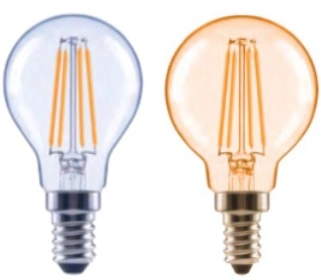 Vintage Edison LED Bulb Clear Amber Glass Spiral G125 G95 Dimmable LED Filament Bulb
