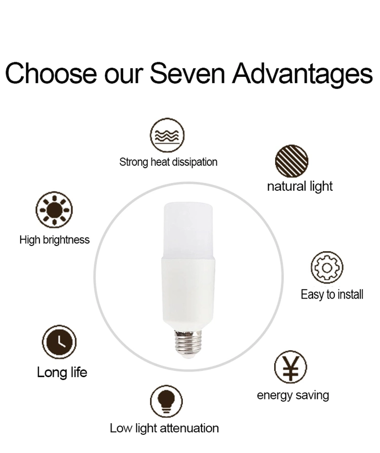 Ctorch 9W Mini T Bulb-Xf Series Lamp LED Lighting Electric Housing Aluminum Bulb