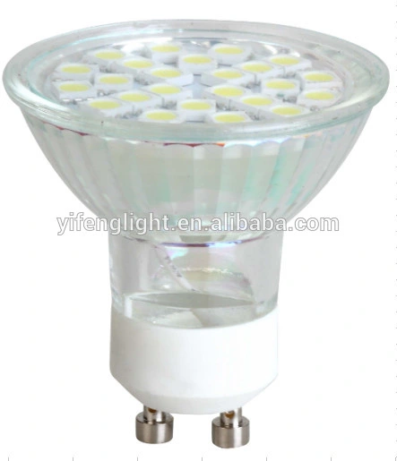 5W GU10 LED Spotlight Bulbs Light Warm White Glass