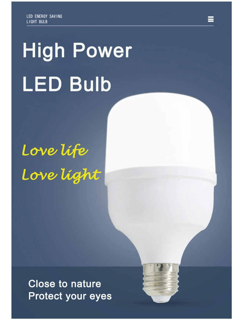 High Power 58W LED Bulbs Energy Saving Light Cool White E40