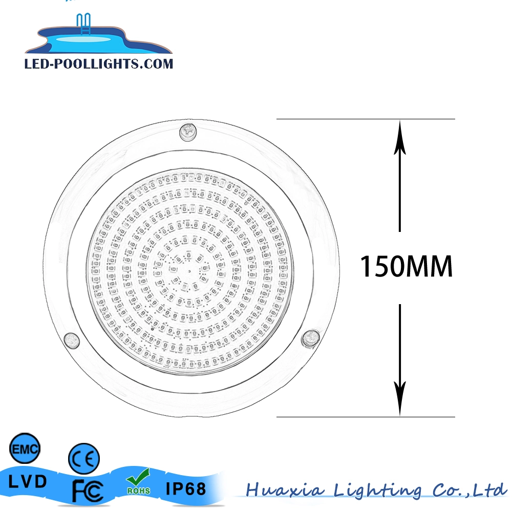 150mm AC/DC 12V 18W IP68 Color Changing Swimming Pool Lights Bulb LED Light