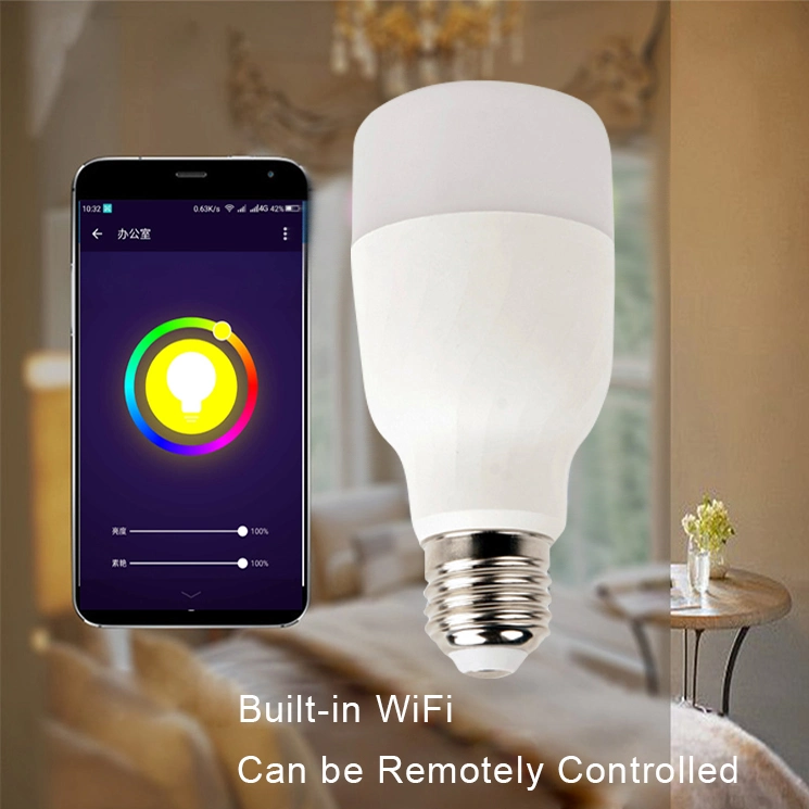 Smart WiFi Voice Control LED Light Bulb Energy Saving RGB LED Bulb Lamp E27 LED Bulb Light Neon Lamps & Neon Lights LED Spot Light Dimmable LED Bulbs LED GU10