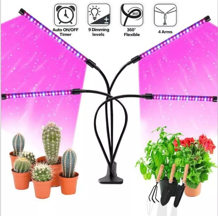 Lebekan 9W LED Bulbs Full Spectrum LED Grow Lamp for Indoor Plants Growth LED Grow Light