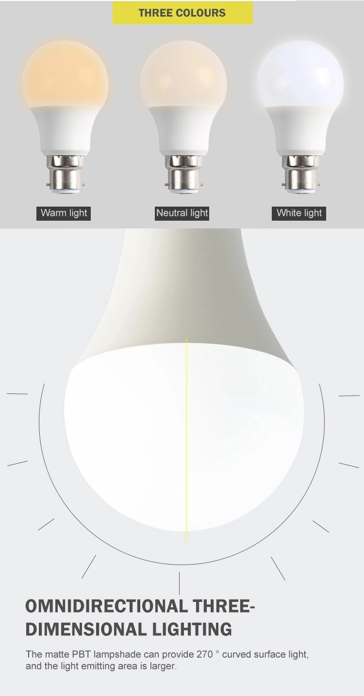 High Brightness High Quality Dimmable LED Bulb 5W 7W 9W 12W 12V LED Bulb E27