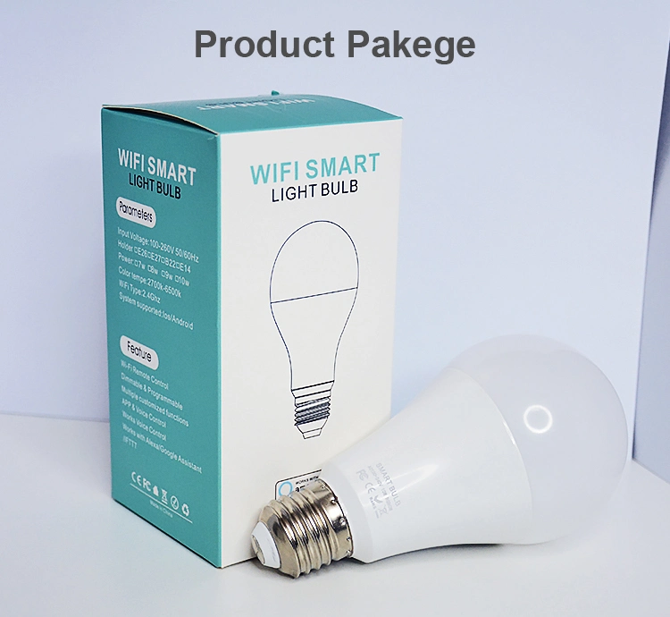 RGB 10W LED Bulb Smart WiFi Bulb for Smart Home