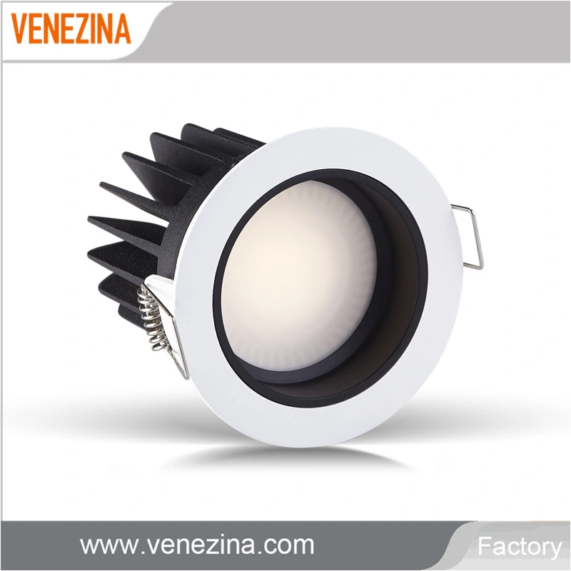 Housing Cast Aluminum Energy Saving Lamp LED Light Bulbs 45 Degeree Warm White COB LED Downlight