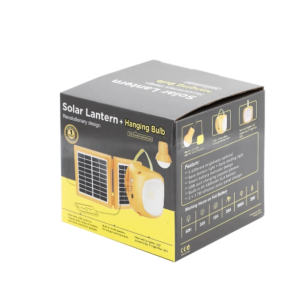 China Factory Direct Sell 1LED Bulb/Mobile Charging/AC Adaptor Solar Energy LED Light Lamp Lantern
