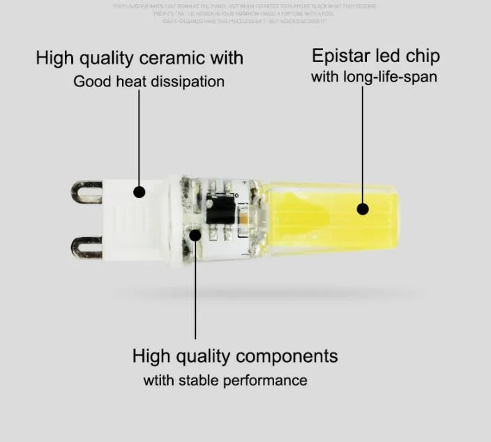 High Lumen LED Light 3W LED G9 Bulb