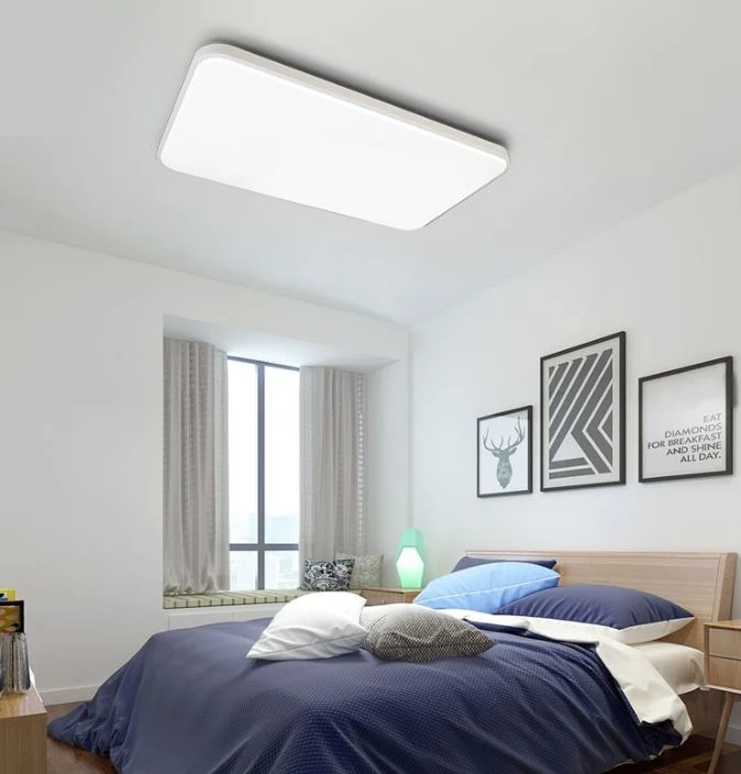 Lamp Bulb Ceiling Flat Surface Mounted Slim Solar Bar Interior Lighting Downlight 600X600 LED Panel Light
