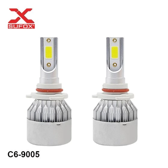 Waterproof H4 H7 9005 9006 C6 COB Turbo LED Headlight Light Bulbs Headlight 6000K Headlight Light