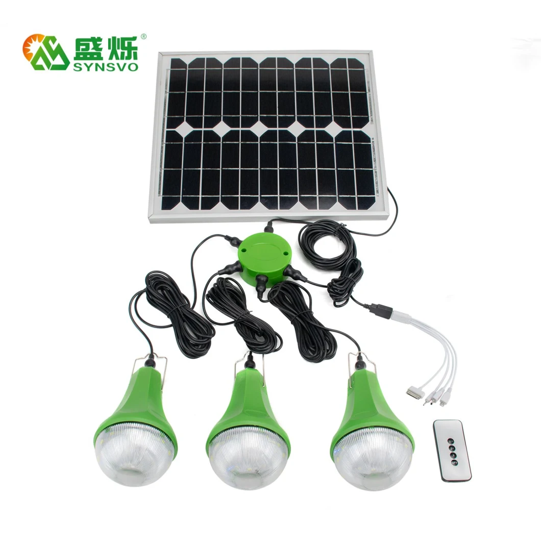 Portable Solar Wireless Lights 3PCS 3W LED Bulbs for Outdoor Indoor Lighting