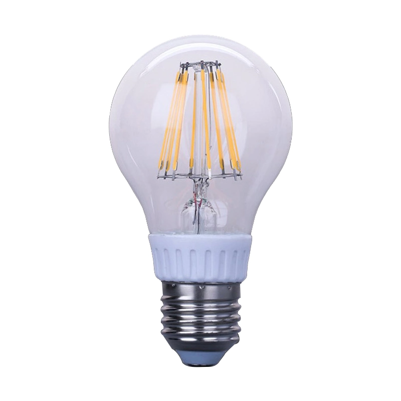 8W Clear LED Light Bulb LED Filament Dimmble Lamp 170-240V E27 B22