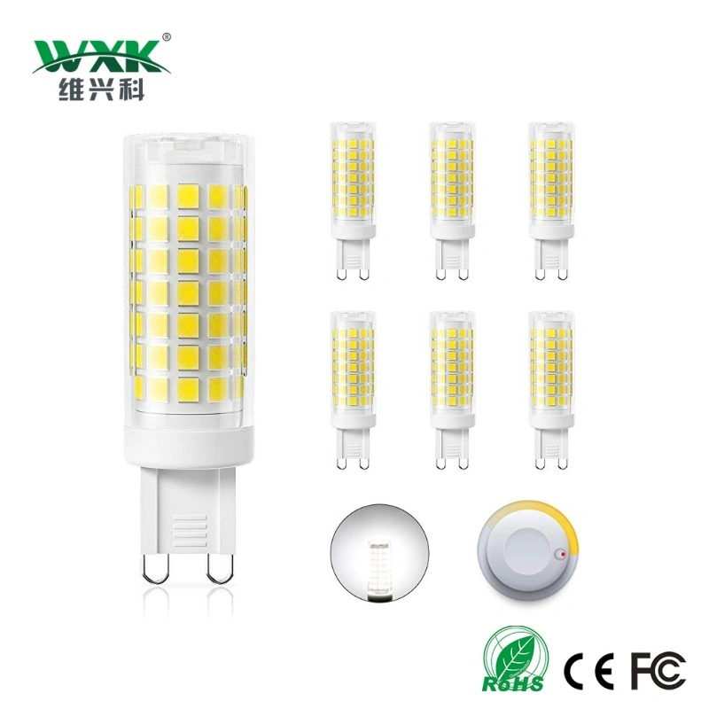 G9 G4 LED Bulbs Dimmable 6W LED Bulb Equivalent to 60W Halogen Lamp 500lm AC220-240V No Flicker G9 Capsule Lamps Bulb for Crystal Ceiling Lights