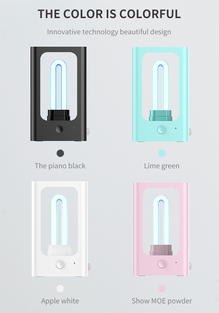 Intelligent Human Body Sensor Senses Phone Cleaner UV LED Light Bulb Purifier Disinfection UV Steriliser