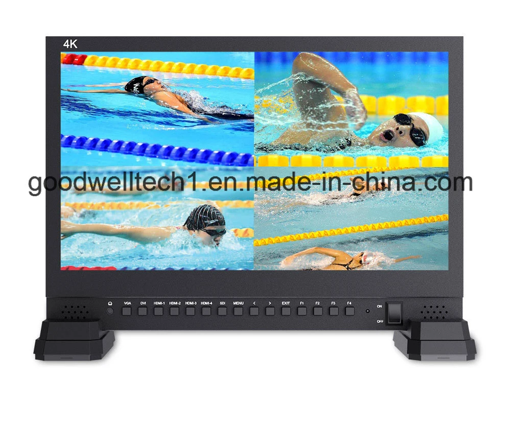 IPS 4K UHD 3840X2160 4xhdmi 3G SDI Quad Split Display Broadcast 15