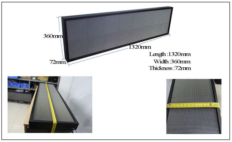 Easy Mount LED Panel Outdoor Pixel Pitch 4mm LED TV Screen Panel Fixed Installation LED Scrolling Message Board