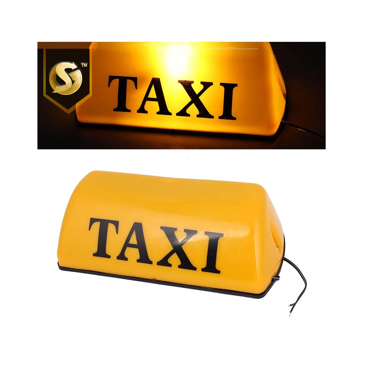 Letrero Taxi Lamp Magnetic Lighted Sign LED Car Top Sign