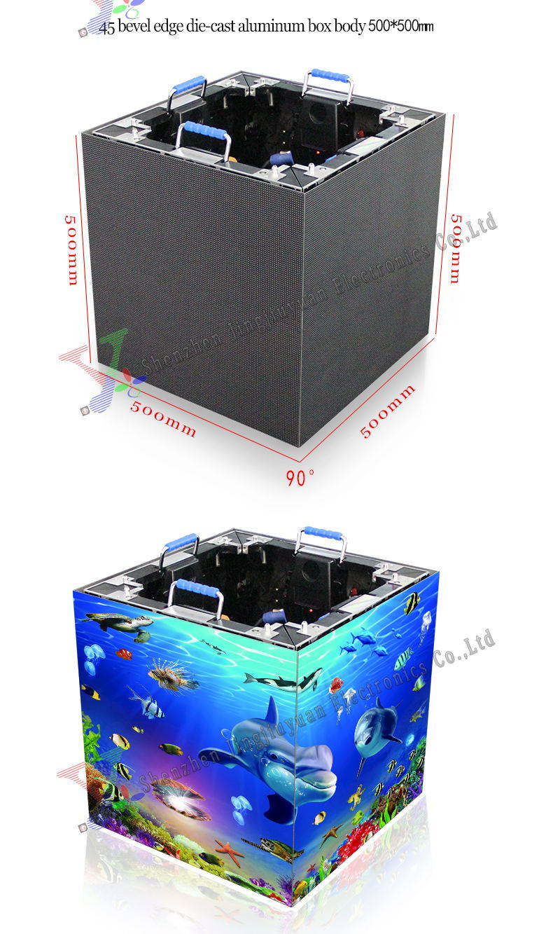 500*500mm LED Video Wall P3.91 Indoor Concert LED Screen