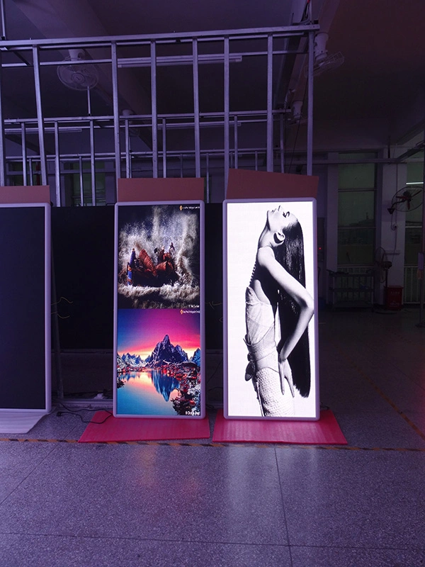 Full Color Standing Floor Indoor LED Advertising Screen P2.5 Poster LED Display