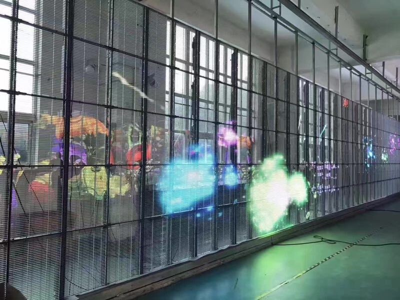 Factory Indoor Outdoor Rental Transparent Window LED Video Screen Wall