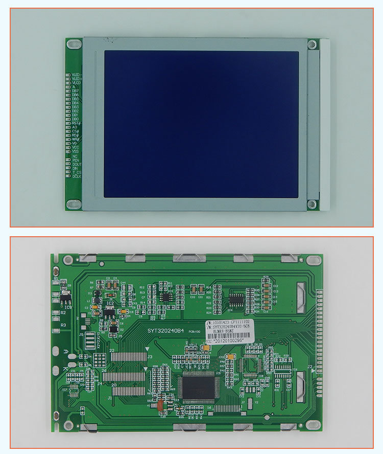 22/24/25/26 Pin Display Screen 5V Ra8806 Stn 320X240 Graphic DOT Matrix LCD Module