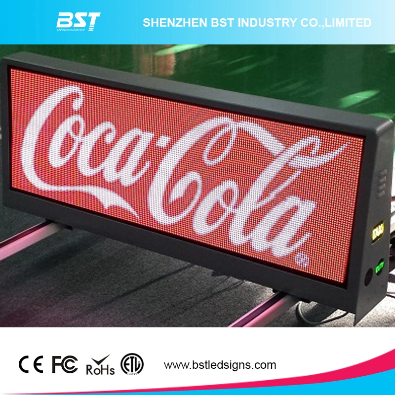High Brightness Full Color 3G/4G/WiFi Taxi Top LED Display for Advertising Display
