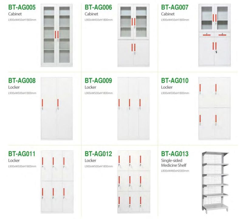 Hospital Instrument Cabinet Metal Storage Cabinet Cupboard Medical Cabinet File Cabinet OEM