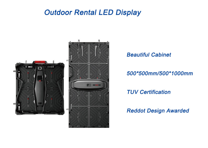 Curved P5.95 Outdoor LED Video Wall Rental LED Display with Kinglight LEDs