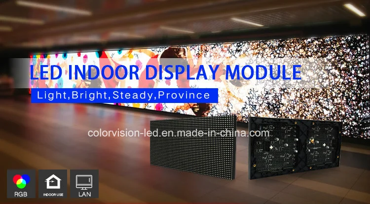 Indoor Black SMD2121 P4 LED Module for Auditorium/Stage/Concert LED Screen