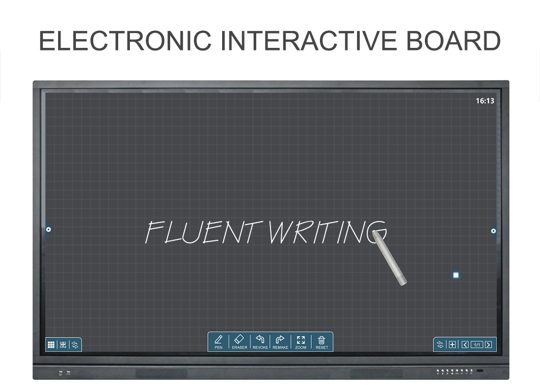 Commercial Educational Electronic Smart Whiteboard Interactive Touch Screen