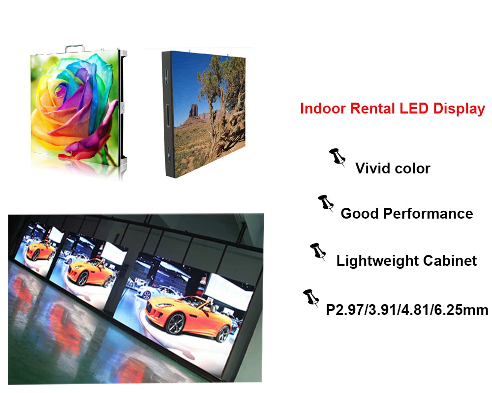 P3.91mm Full Color LED Display Indoor Rental LED Display Screen