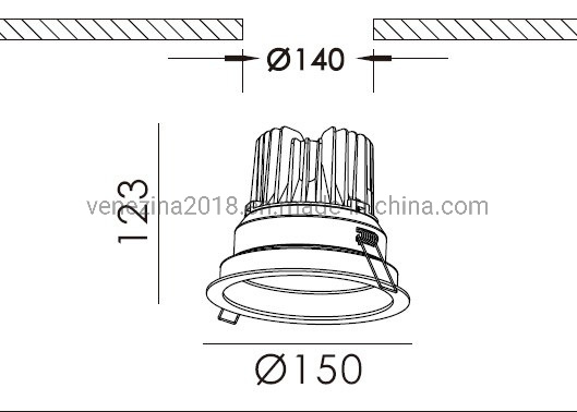 Recessed COB LED Downlight LED Ceiling Light LED Spot Light LED Light LED Down Light