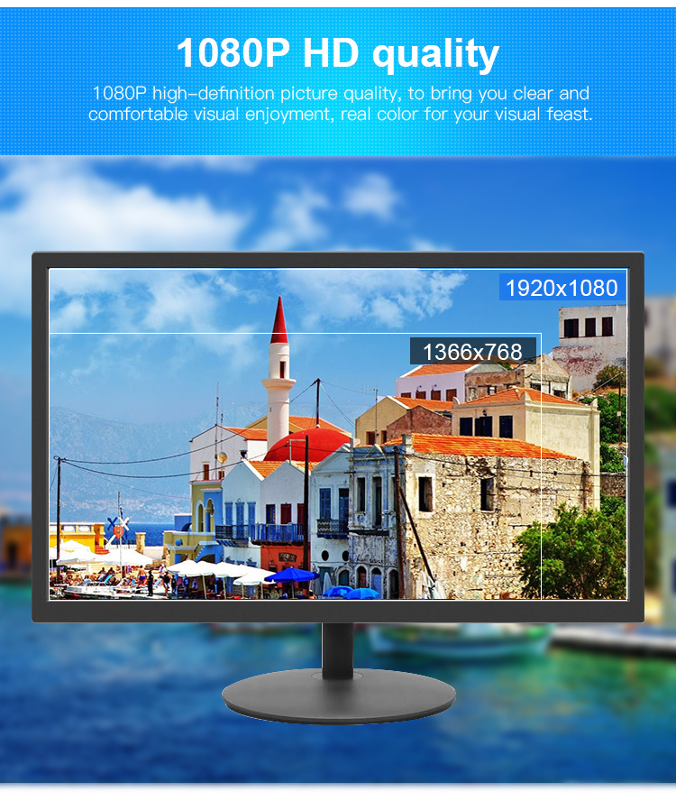LED HD Monitor 21.5 Inch BNC HD Mi Input LCD Monitor