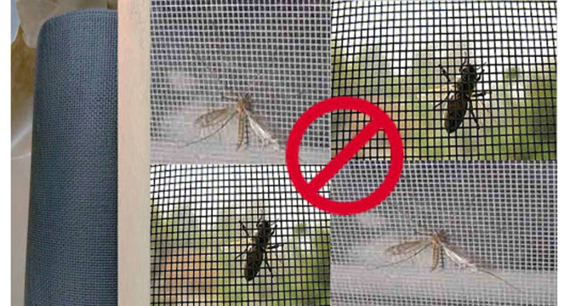 Anti Mosquito Window Screen Covering Fiberglass Nylon Mosquito Net Fabric Roll for Window Screen Mesh