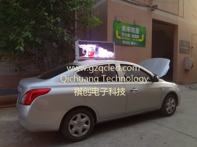 P3 Outdoor Full Color Taxi Top LED Video Screen