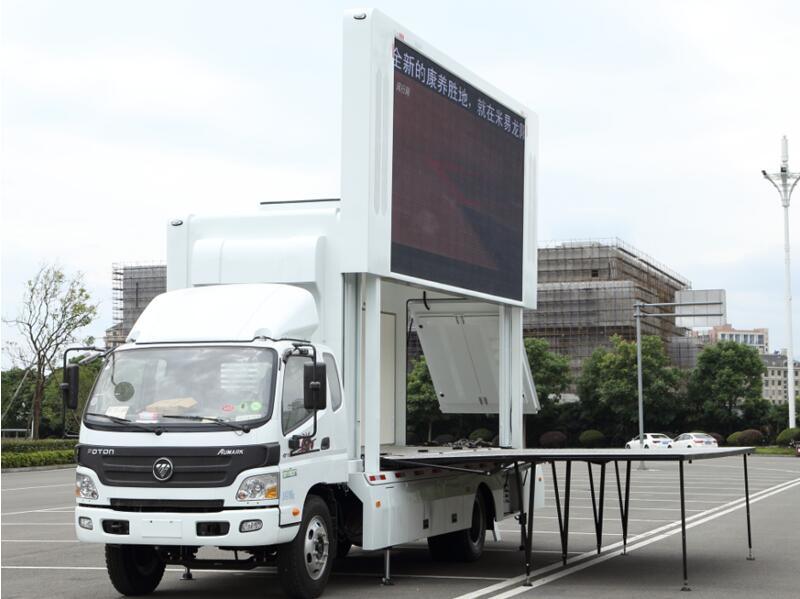 P16 Full Color Video Outdoor Stage Advertising LED Screen Truck