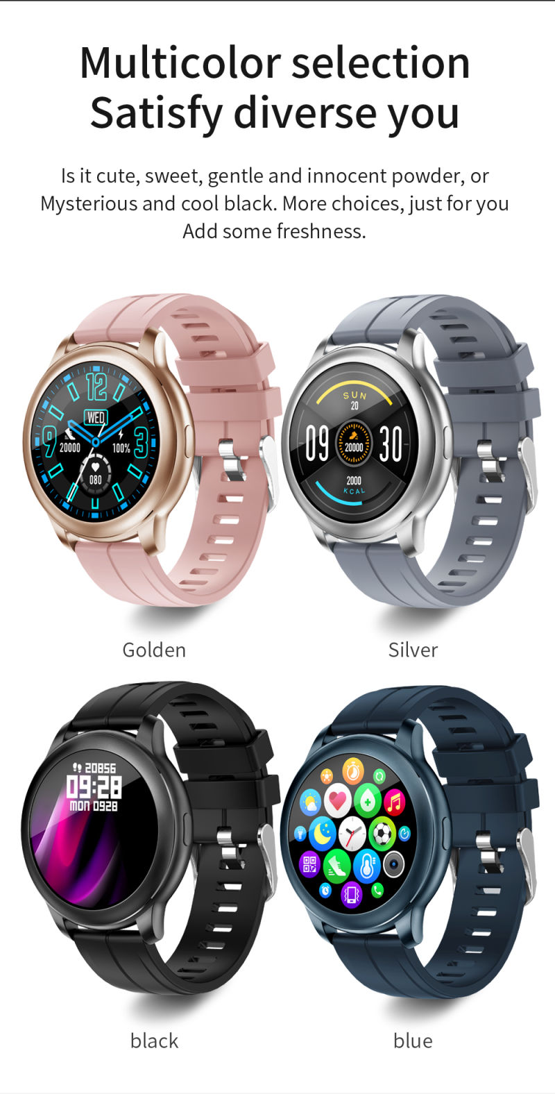 Waterproof Smart Watch W31 Sport Smart Watch Smart Bracelet Blood Pressure Monitor Fitness Tracker Sport Watch
