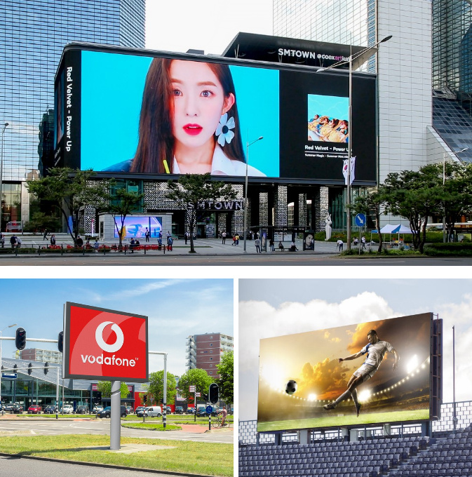1024X1024mm LED Waterproof Cabinet P8 Outdoor LED Advertising Display Screen