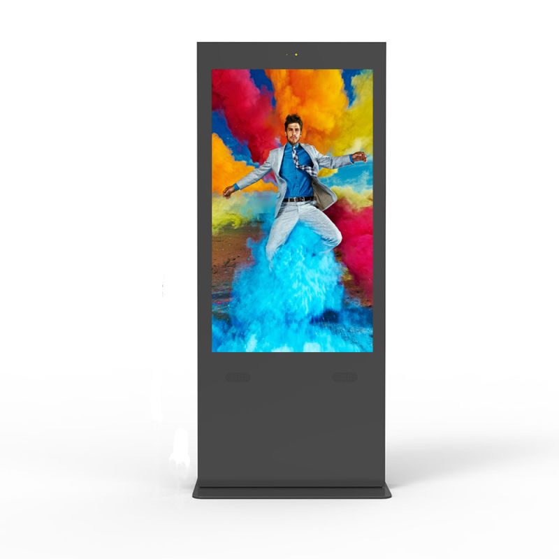 Outdoor Floor Standing Totem, LCD Advertising Kiosk for Marketing Advertising