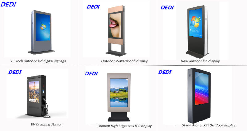 Outdoor LCD Digital Signage, IP65 Grade Outdoor LCD Display