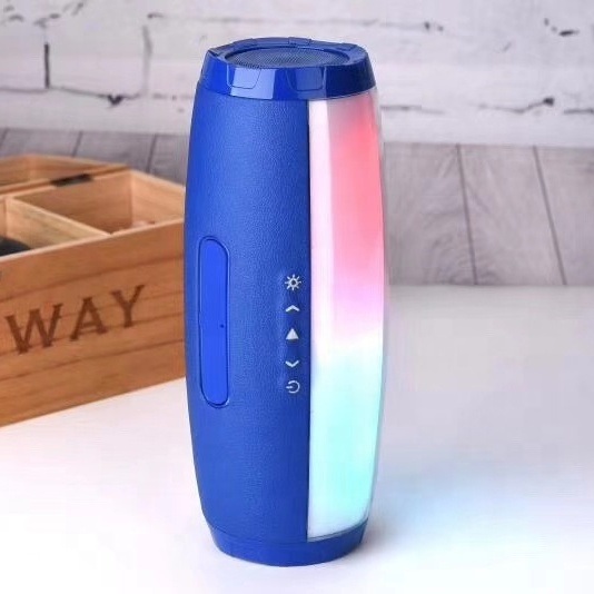 Wholesale Outdoor Portable Colorful LED Speakers Wireless Stereo Bluetooth Speaker with LED Light