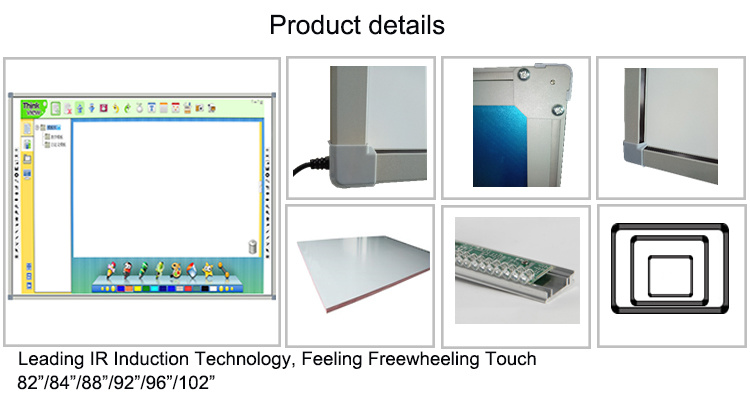 Touch Interactive Whiteboard Electronic Smart Board for Smart Class and E-Learning