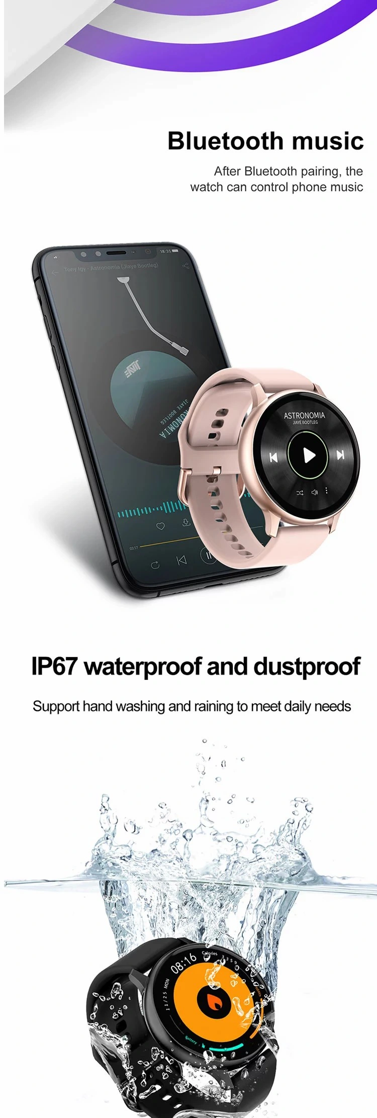 Durable High Quality Smart Watchwaterproof Luxury Smart Watchfine Smart Watch