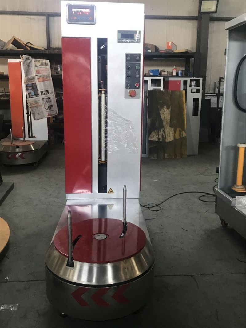 Airport Luggage Wrapping Machine for Sale Lp600 Airport Luggage Wrapper Machine Automatic Portable Baggage Airport Luggage Pallet Stretch Wrapping Machine