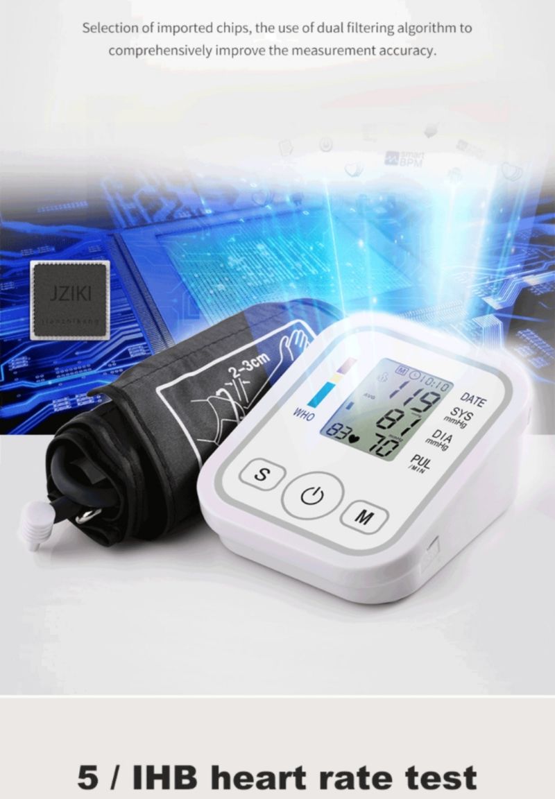 Digital Upper Arm Digital Blood Pressure Monitor for Medical and Home
