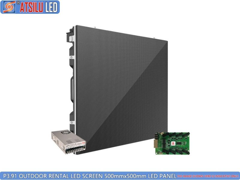 P3.91mm Full Color Rental Outdoor Big Wall Video LED Display