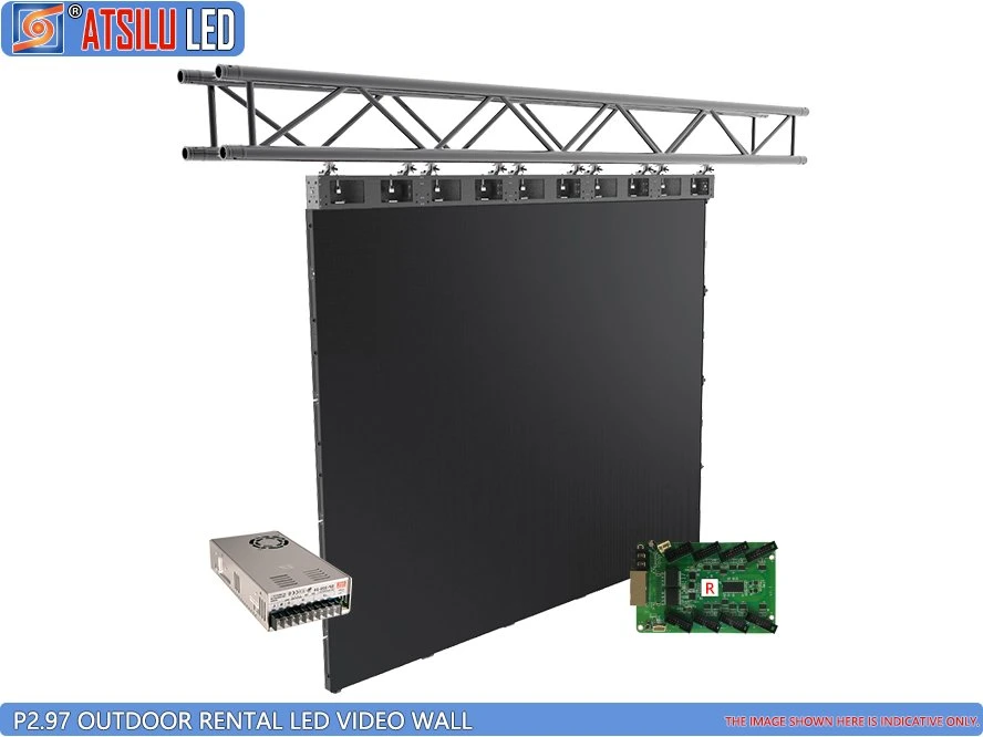 P2.97mm LED Advertising Screen High Definition Rental Stage Screen