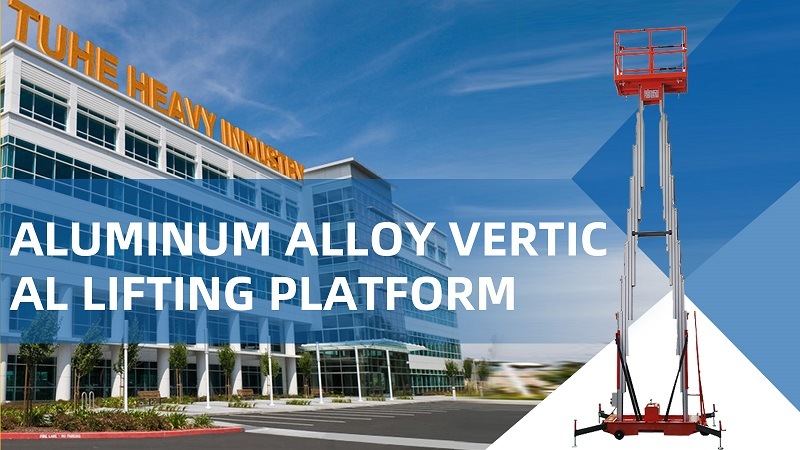 20m Aerial Elevated Work Platform Portable Aluminium Alloy Elevator Lift