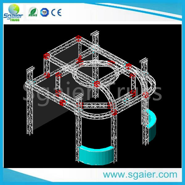 20*20 Feet Arch Trade Show Booth Exhibition Display Truss